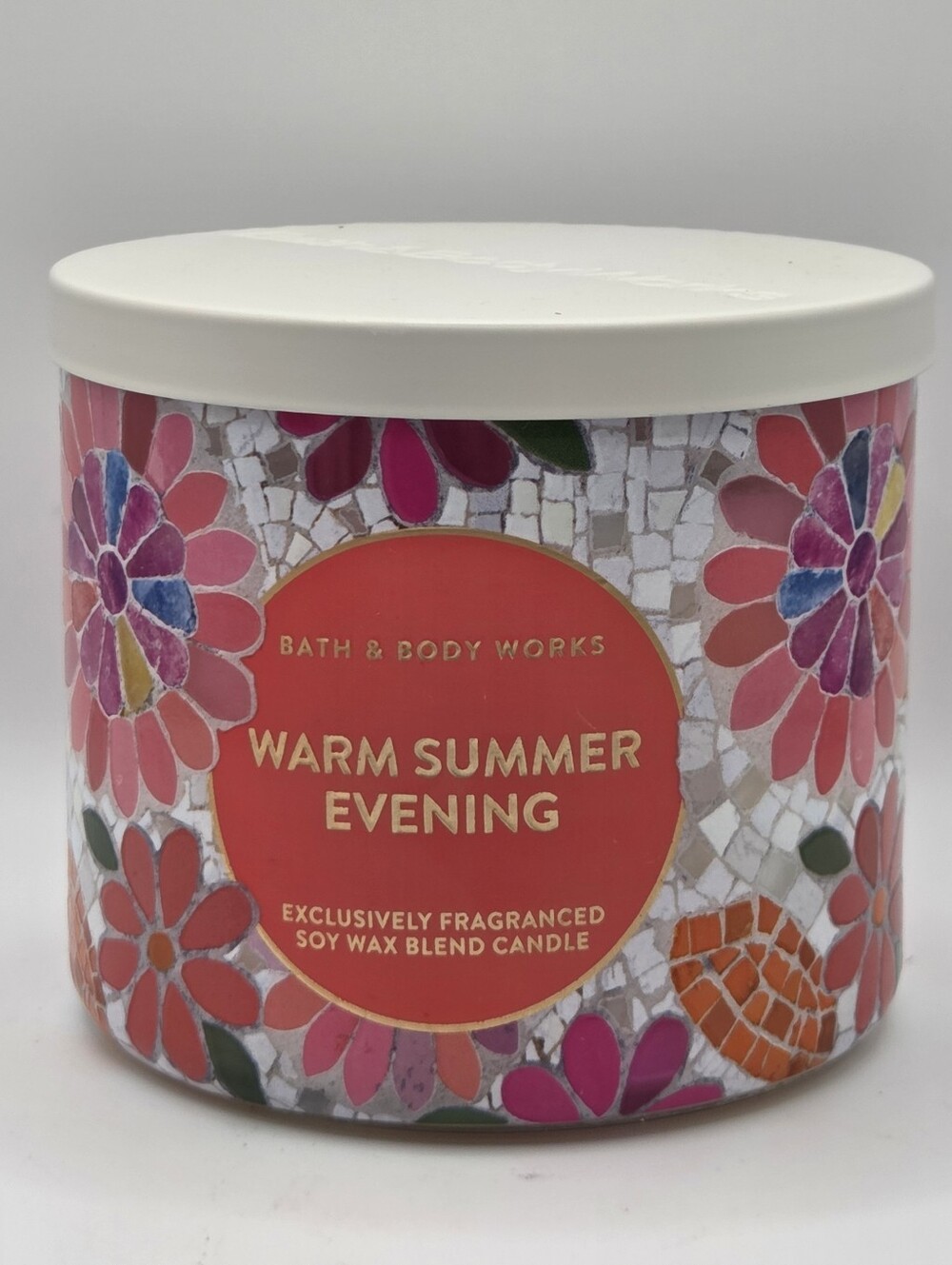 Bath & Body Works 3 Wick Candle Warm Summer Evening New!♡♡